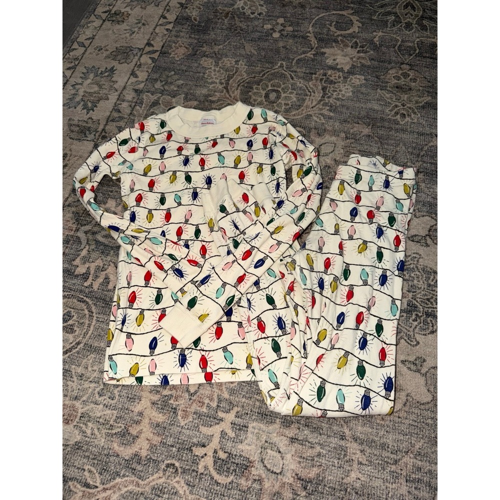 Hanna Andersson Christmas Lights Pajama Set Long Sleeve